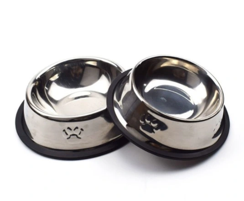 PASLANMAZ ÇELİK METAL MAMA KABI 18 CM.