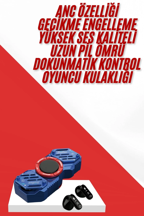 BLUETOOTH KULAKLIK STRES ÇARKI ANC ÖZELLİKLİ GAMİNG KULAKLIK