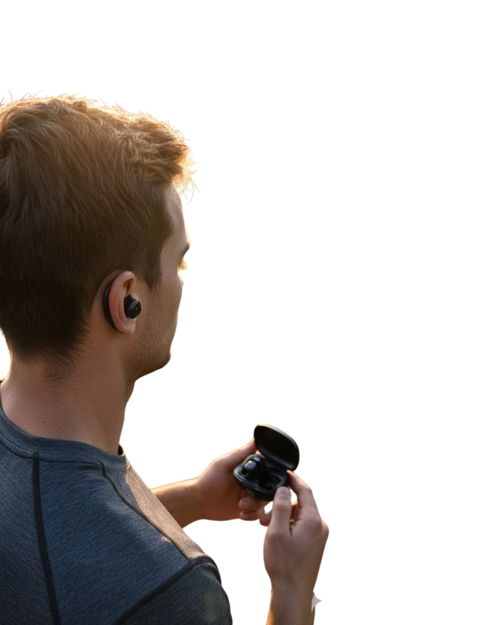 AÇIK TASARIM KABLOSUZ BLUETOOTH SPOR KULAKLIK LED EKRANLI