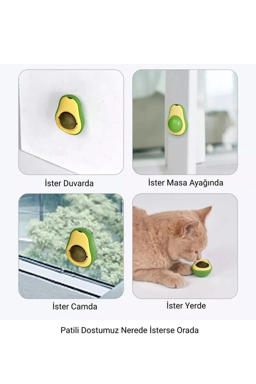 AVOKADO KEDİ NANESİ OYUN TOPU
