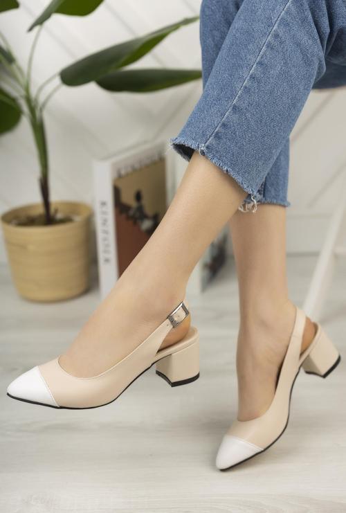 SHARON Garantili Kadın Günlük Topuklu Ayakkabı