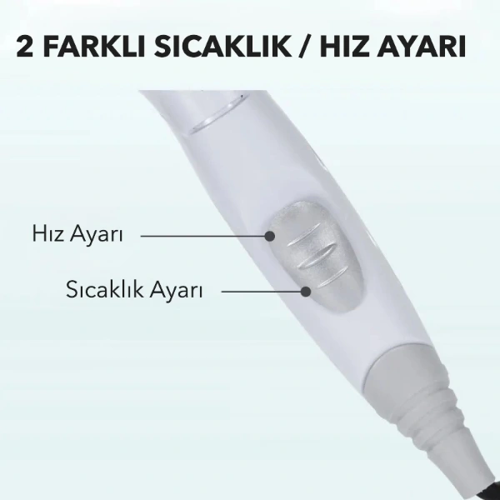KATLANABİLİR BAŞLIKLI SAÇ KURUTMA MAKİNESİ
