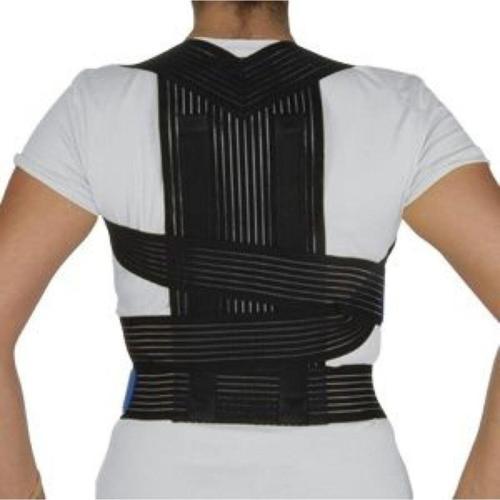 Unisex Siyah Ayarlanabilir Posturex Bedensiz Dik Duruş Korsesi
