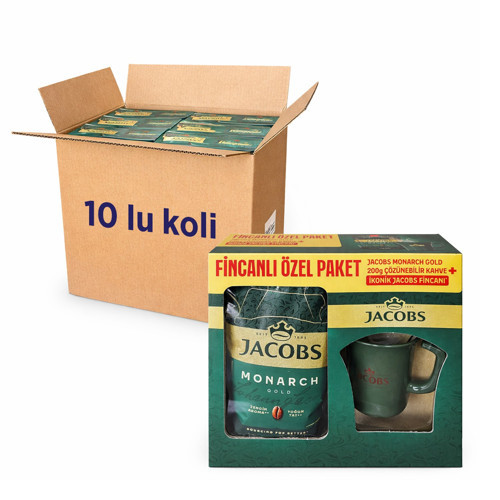 Monarch Gold 200 gr İkonik Fincanlı Set x 10 Adet