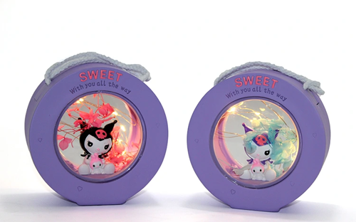 POLYESTER KUROMİ MASA ÜSTÜ LAMBA MODEL 2