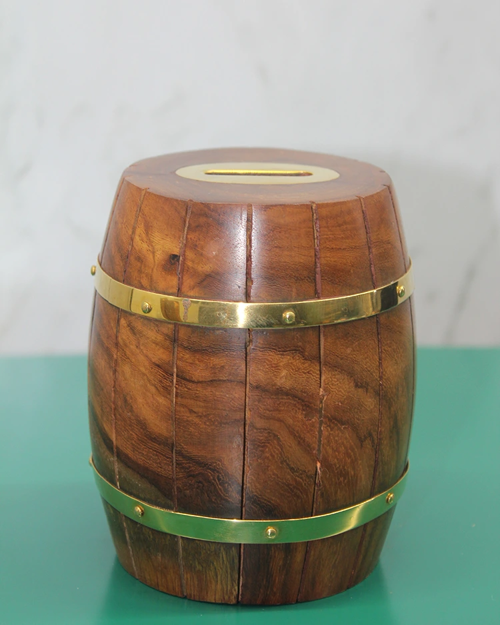 PİRİNÇ DETAYLI FIÇI KUMBARA MODEL 4
