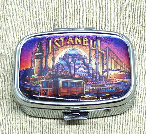 İSTANBUL TEMALI İLAÇ KUTUSU - MODEL 8