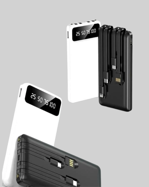 20.000MAH PD POWERBANK LED IŞIK LCD EKRAN DAHİLİ KABLO ÇOKLU GİRİŞ