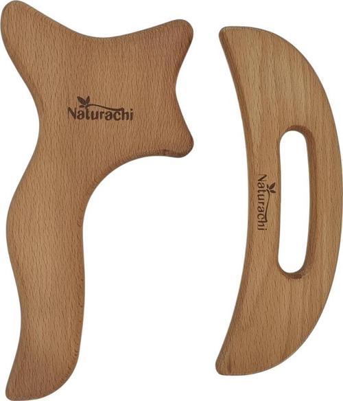 Ahşap Graston Madero Terapi ve Selülit 2'li Masaj Aleti Model 9