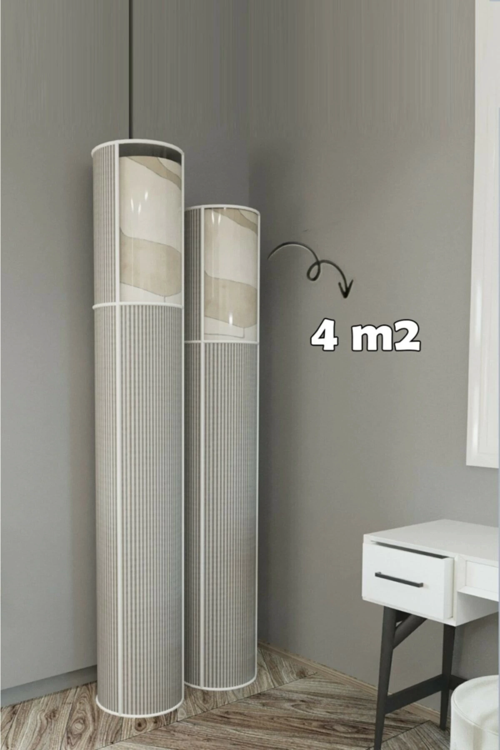 HAVA GEÇİREN PVC PENCERELİ , KAPASİTELİ, TOZ VE NEM KORUYUCU HALI KILIFI HURCU – 4 M²