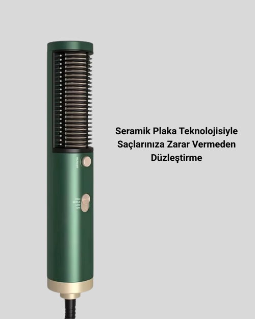 İYON TEKNOLOJİLİ SERAMİK SAÇ DÜZLEŞTİRİCİ – EŞİT ISI DAĞILIMI