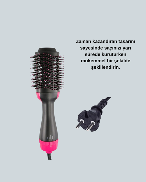 KURUTMALI SAÇ ŞEKİLLENDİRİCİ FÖNLÜ FIRÇA 1200 WATT GÜÇ