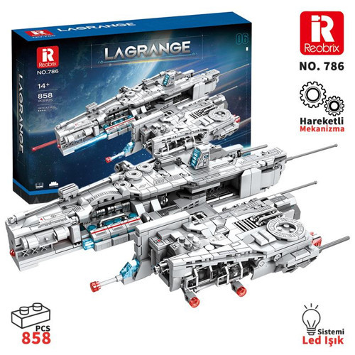 786 Ağır Saldırı Uçağı (Lagrange B192 New Earth Heavyattack Aircraft) Yaratıcı Yapı Blok Seti Building Blocks