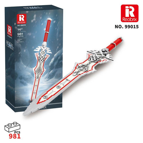 99015 Kraliyet Kılıcı Yaratıcı Yapı Blok Seti Building Blocks (Royal Claymore) - 981 Parça
