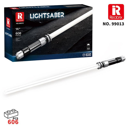 99013 Işın Kılıcı Beyaz Yaratıcı Yapı Blok Seti Building Blocks (Lightsaber) - 606 Parça