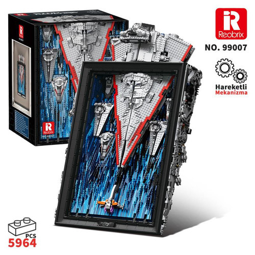99007 Star Revenge Art Drawings Yaratıcı Yapı Blok Seti Building Blocks - 5345 Parça