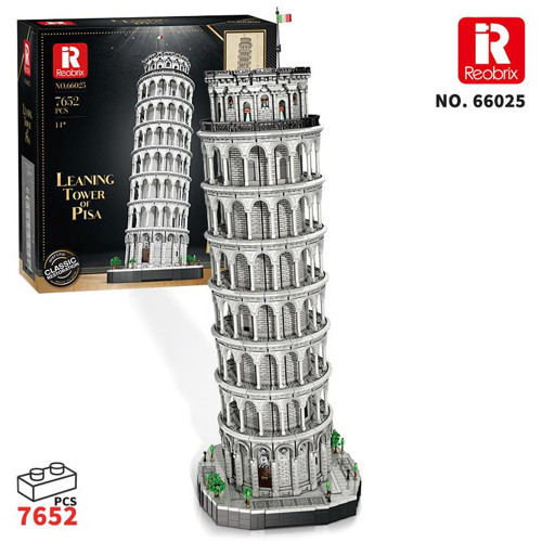66025 Pisa Kulesi Yaratıcı Yapı Blok Seti Building Blocks (Leaning Tower of Pisa)-7652 Parça