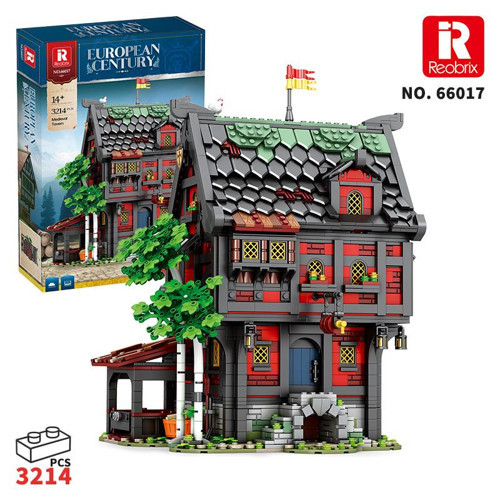 66017 Haçlı Hanı Yaratıcı Yapı Blok Seti Building Block (Medieval Tavern The Crusader's Inn)- 2953 Parça