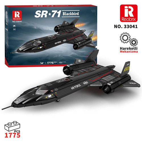 33041 SR-71 Blackbird Yapı Blok Seti Building Blocks - 1733 Parça