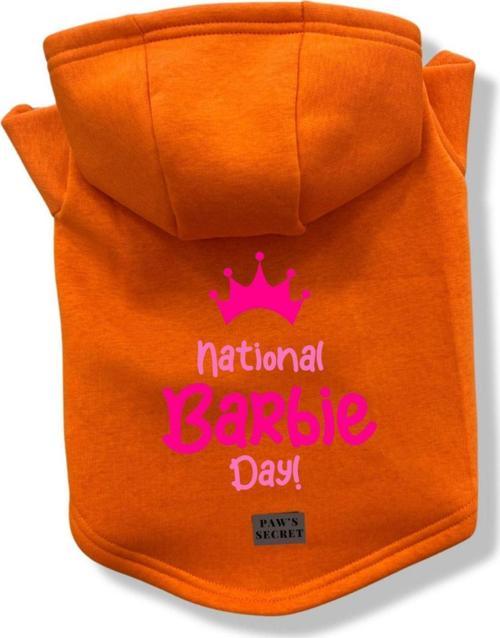 Köpek Kıyafeti Köpek Sweatshirt Hoodie Köpek Ürünleri Kedi Kıyafeti - Barbie L