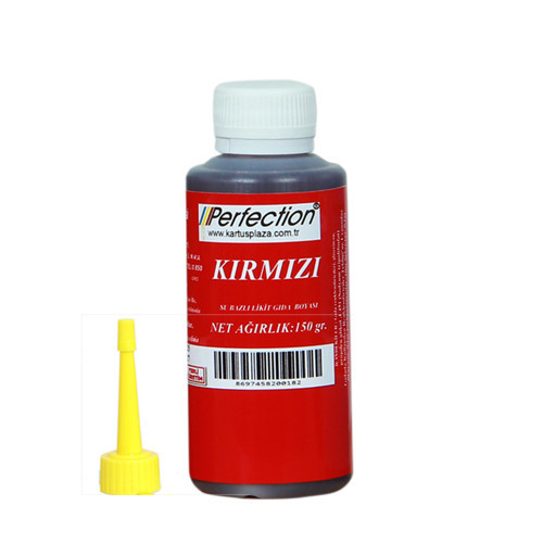 CHEF Sıvı Su Bazlı Likit Gıda Boyası KIRMIZI 150 gr.
