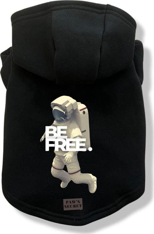 Köpek Kıyafeti Köpek Sweatshirt Hoodie Köpek Ürünleri Kedi Kıyafeti - Be Free L