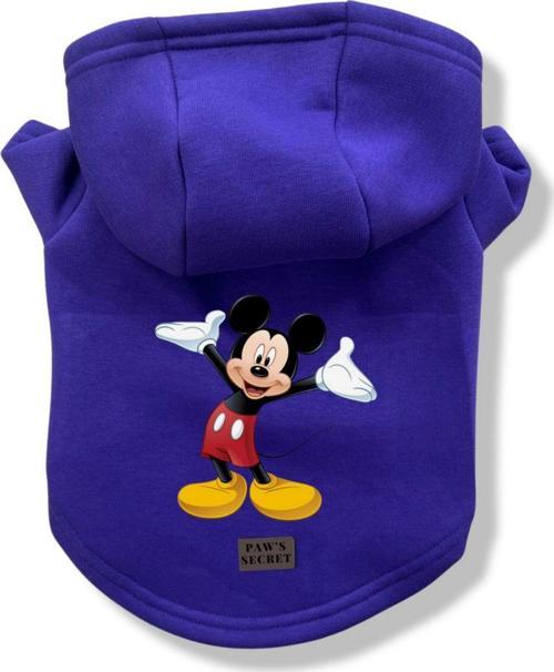 Köpek Kıyafeti Köpek Sweatshirt Hoodie Köpek Ürünleri Kedi Kıyafeti - Mickey L
