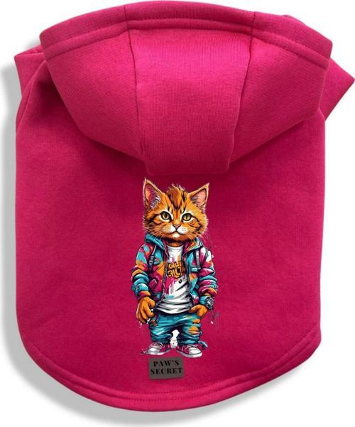 Köpek Kıyafeti Köpek Sweatshirt Hoodie Köpek Ürünleri Kedi Kıyafeti - Montlu Kedi L