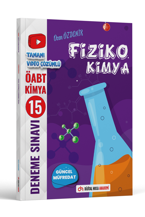 Dijital Hoca KPSS ÖABT 2024 Fiziko Kimya Video Çözümlü 15 Branş Deneme - Ozan Özdemir