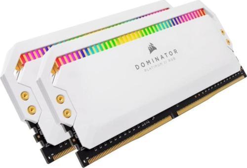 Dominator Platinum RGB 16GB (2X8GB) 4000Mhz CL19 1.35V DDR4 Ram Beyaz (CMT16GX4M2K4000C19W)