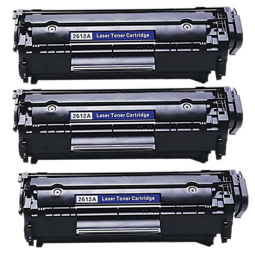 HP 12A (Q2612A) Siyah Muadil Lazer Toner 6000 sf. (3 ADET)