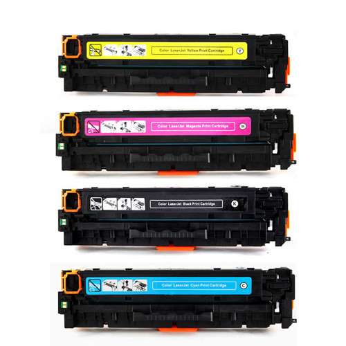Hp Cb540-cb541-cb542-cb543 Sıfır Uyumlu Renkli Toner Takım