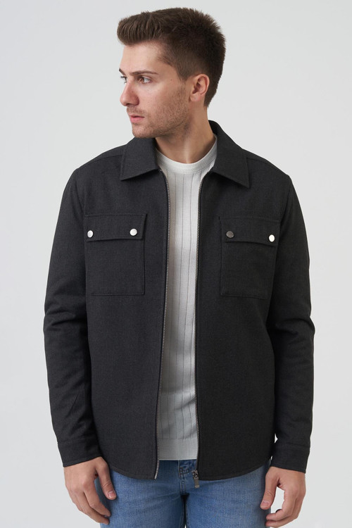 New York 58161 Slim Fit Mont Antrasit.