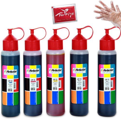 HP 302 Uyumlu Siyah ve Renkli Kartuş Dolum Seti 5 x 500 ML