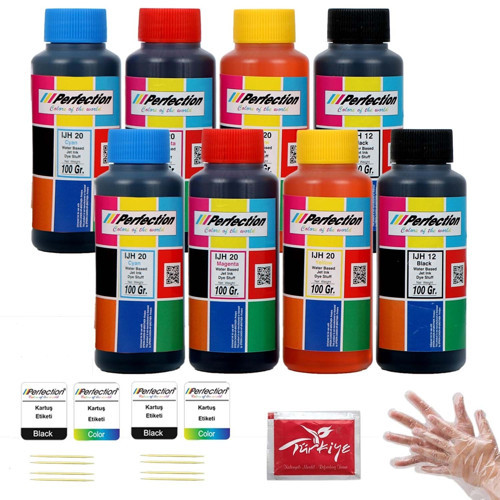 Canon Pıxma G3470 Megatank Yazıcı Mürekkep Dolum Seti 8x100 Ml