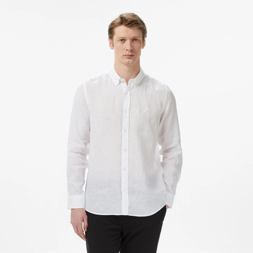 Nautica Regular Fit Erkek Keten Gömlek W65101T