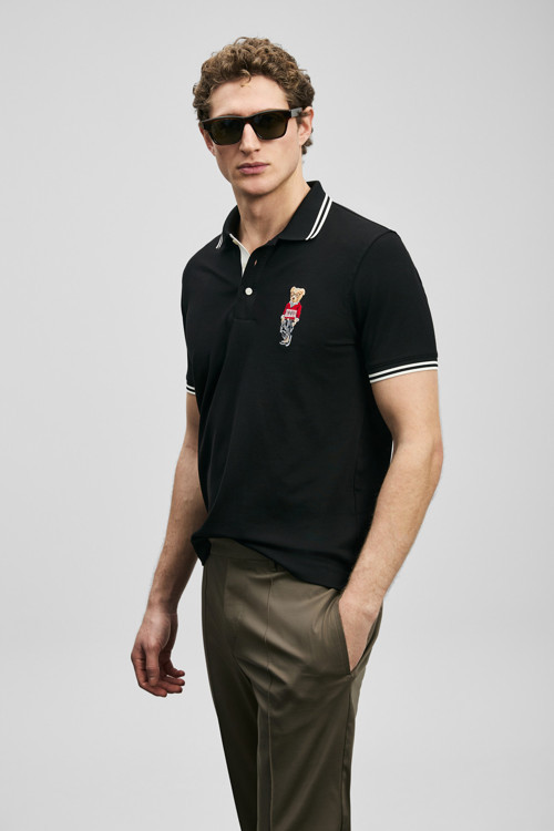 Brady Smart Erkek Polo Tişört Siyah