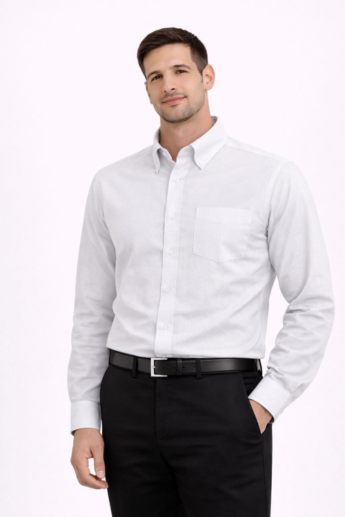Uzun Kol Klasik Erkek Regular Fit Gömlek 7607