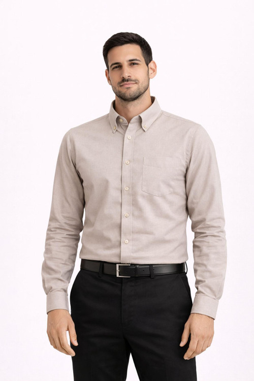 Uzun Kol Klasik Erkek Regular Fit Gömlek 7607