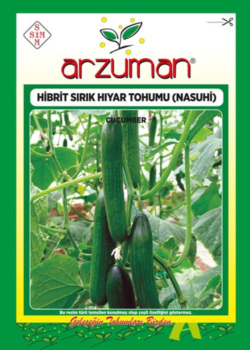 Nasuhi F1 (Sırık) Hibrit Hıyar Tohumu 10 Adet