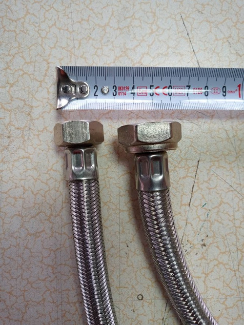 1 mt 3/4x1/2 Kalın Çelik Örgülü Bağlantı Hortumu Rekorlu 1 Ad