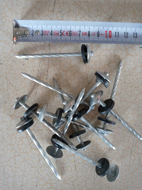 1 KĞ 8 CM.LİK ŞEMSİYE BAŞLIKLI ÇATI ÇİVİSİ (ONDULİN-SAC V.B.)