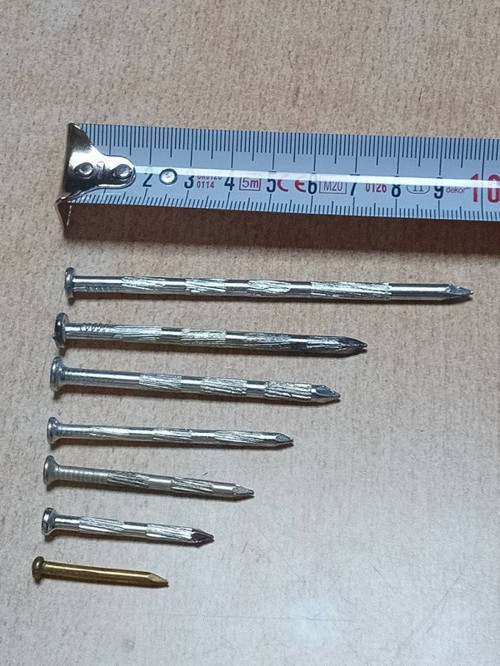 KARIŞIK ÇELİK ÇİVİ SETİ (3-4-5-6-7-8-10 cm) TOPLAM 70 AD