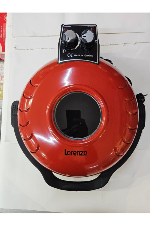 Pietra 12 İn 1 Çok Amaçlı Pizza Makinesi Kırmızı Lrz-1119