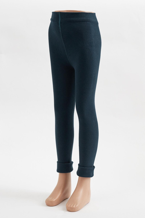 Pamuklu Çocuk Tayt Pantolon Lacivert