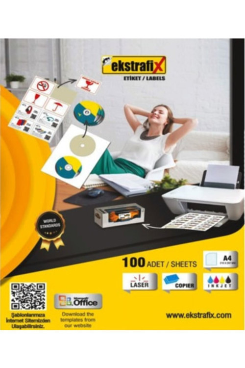 Ekstrafıx Dl-010 80 X 120 Mm Dekoratif Etiket