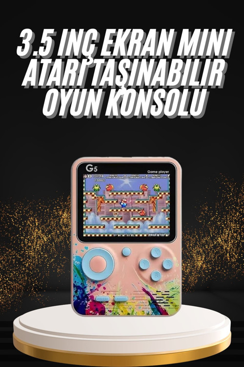 tekno Televizyona Bağlanan Çift Joystick Taşınabilir Klasik Retro Oyunlu 2026
