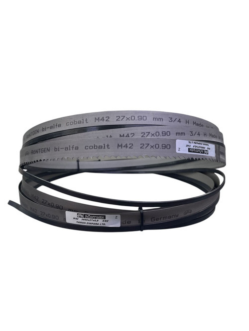 3,66x27x0,9 Bimetal Şerit Testere 4/6 Diş -Almanya'nın İncisi-1. Kalite M-42