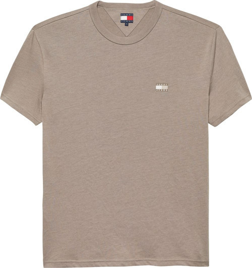 TJM REG BADGE TEE EXT Erkek Gri T-Shirt - DM0DM22667