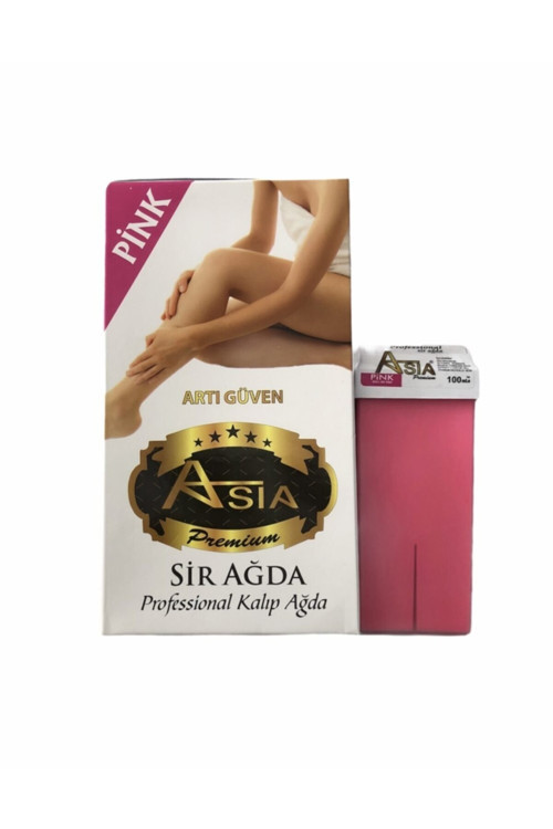 500Ml Pudralı Pembe Kalıp Ağda+100 Ml Pembe Kartuş